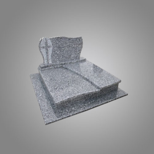 Nagrobek Podwójny Szary - Mazurek Granity Gorzów Wlkp.