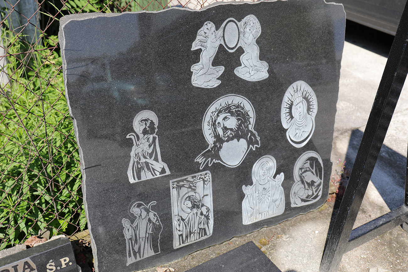 tablice napisowe grafika na nagrobek - Mazurek Granity Gorzów Wlkp.